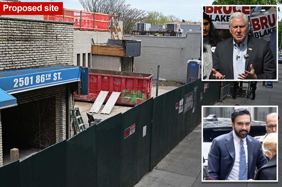 Bruce Blakeman slams 'elitist' Mamdani at site of controversial NYC homeless shelter
