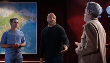 Brian Dietzen as Dr. Jimmy Palmer, LL COOL J as Sam Hanna, and Gary Cole as Alden Parker —