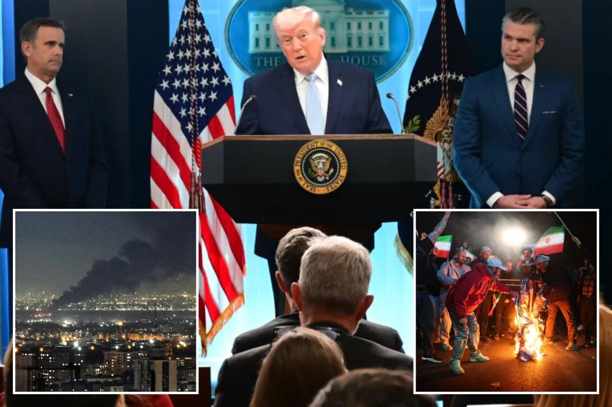Trump says US military will stay around Iran until Tehran complies with deal — or else 'shootin' starts'