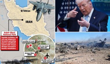 Trump reveals amazing new details of the rescue of the F-15E crew member who was 'injured quite badly'