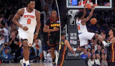 OG Anunoby's ankle doesn't slow him down in strong return to Knicks