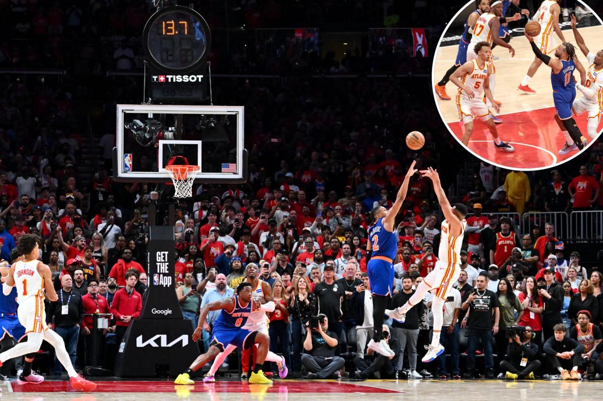 Knicks lose another heartbreaker to Hawks on final-second Jalen Brunson turnover in Game 3