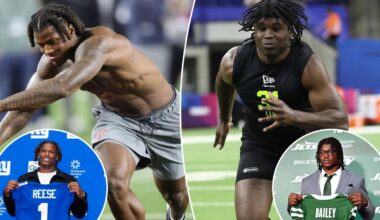Giants and Jets set up for a long Arvell Reese-David Bailey debate