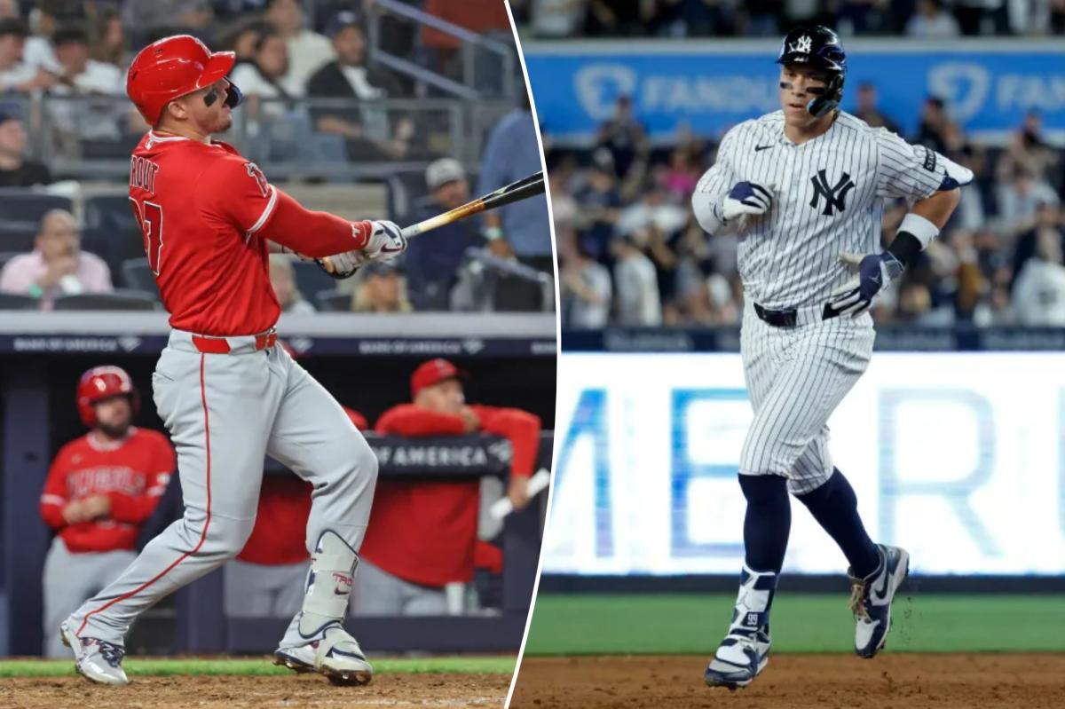Aaron Judge, Mike Trout deliver home run show