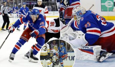 Four Rangers making most of chance to carve spot early in NHL careers