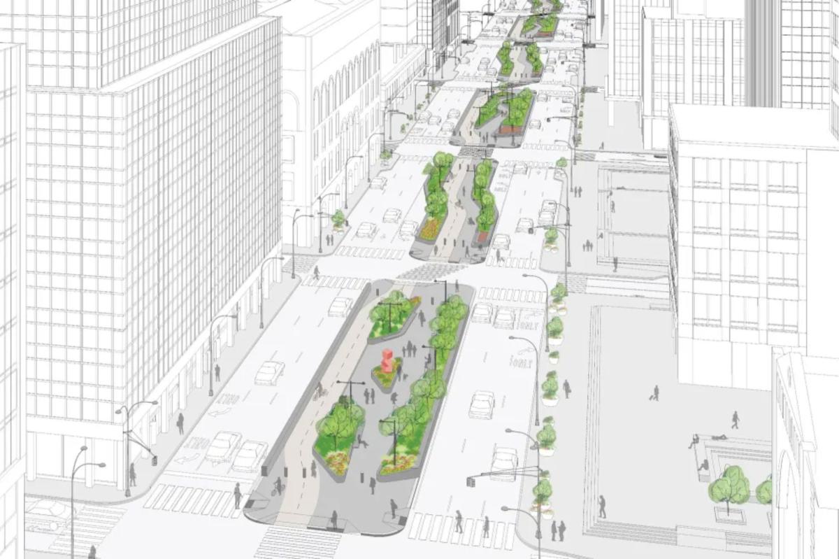 DOT releases new vision for Park Ave. — transforming busy roads into pedestrian paradise