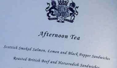 The VERY British menu offered up to King & Queen's US Garden Party guests revealed