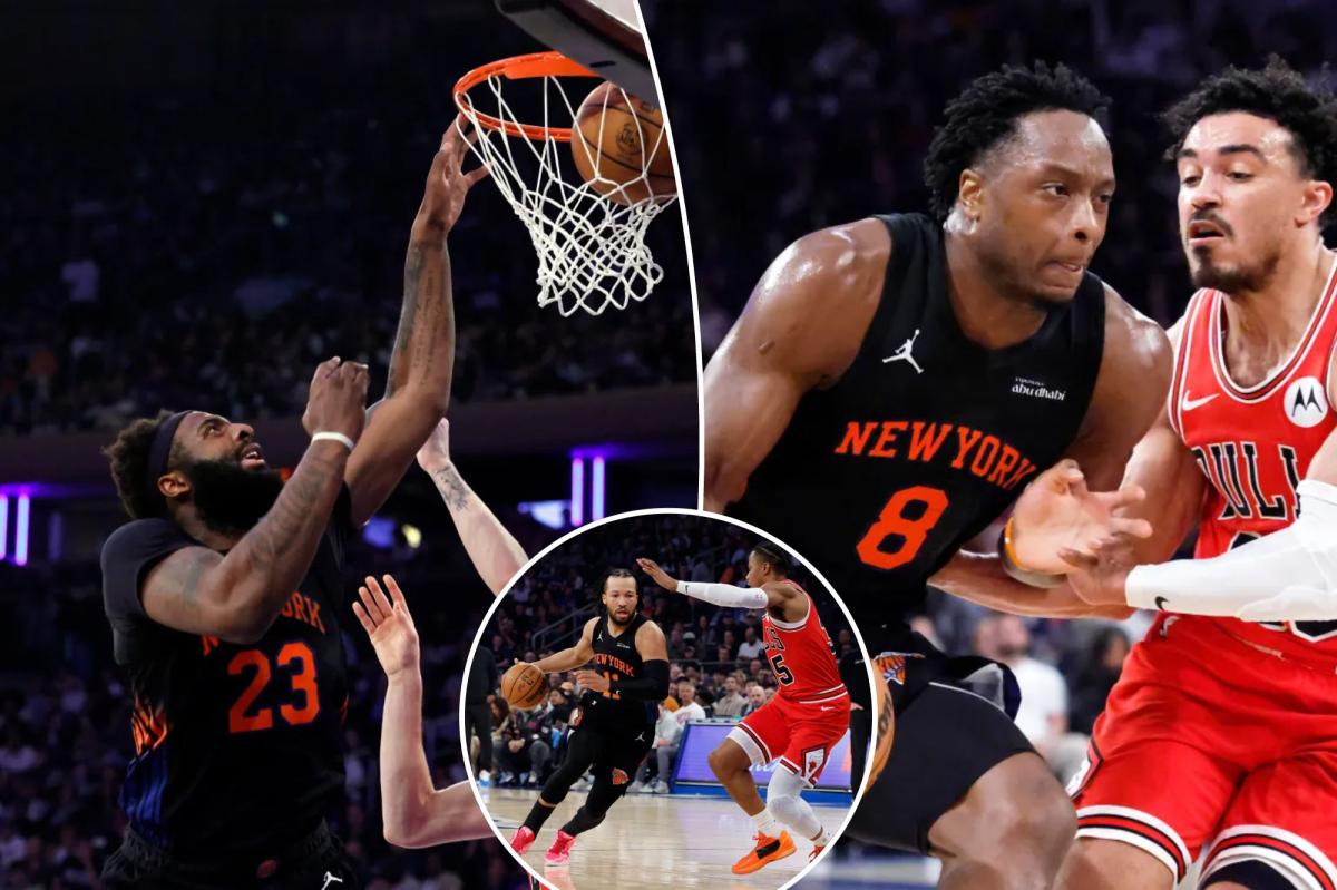 Knicks crush Bulls to clinch third consecutive 50-win season
