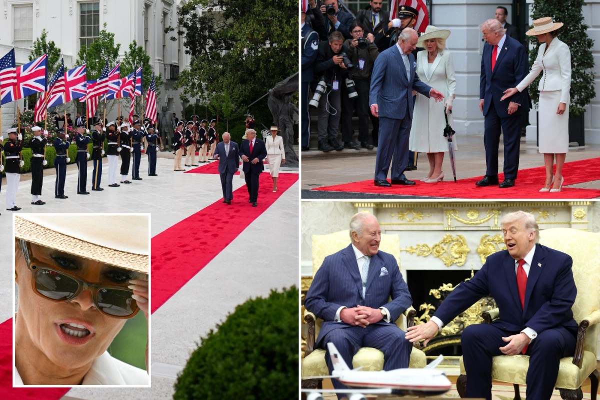 President Trump & Melania put on historic White House show for King Charles III and Queen Camilla: PHOTOS