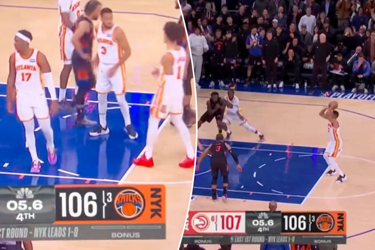 NBC blames ‘data issue’ for anger-inducing mistake at end of Knicks-Hawks game