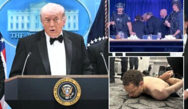 Officer shot at White House Correspondents’ Dinner is 'doing great,' Trump says