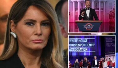 Melania Trump blasts 'coward' Jimmy Kimmel over 'hateful' monologue days before WHCD shooting