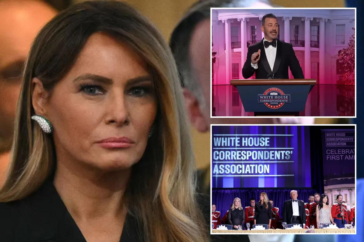 Melania Trump blasts 'coward' Jimmy Kimmel over 'hateful' monologue days before WHCD shooting