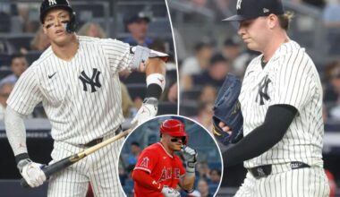 Yankees' bats go quiet as Angels mash five homers in lopsided loss