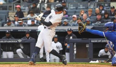 Ben Rice continues to impress in rare chance as Yankees' leadoff hitter