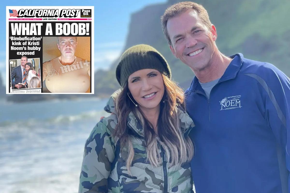 Kristi Noem's husband's cross-dressing fetish leak sparks wild DC theory