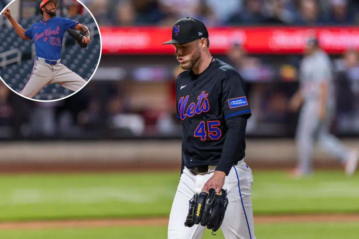 Mets demote Christian Scott after rough season debut to add veteran reliever