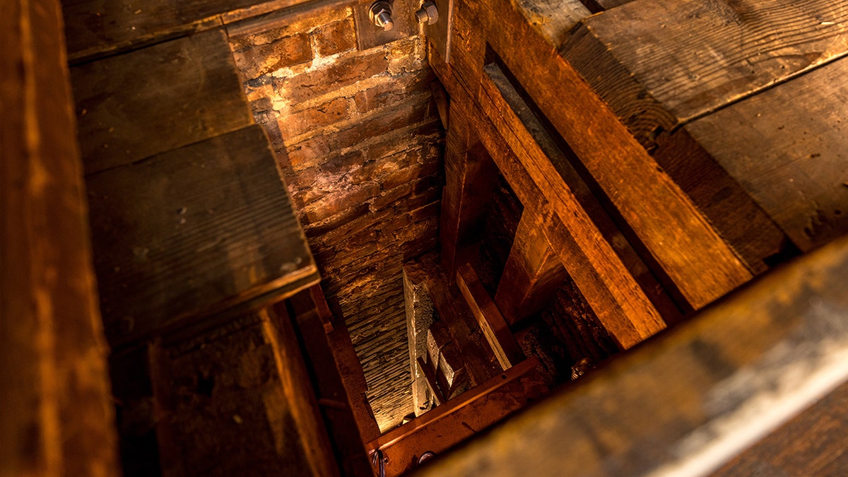 View of secret passageway