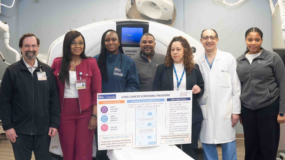 NYC Health + Hospitals/Lincoln Awarded Designation as Center of Excellence in Lung Cancer Screening