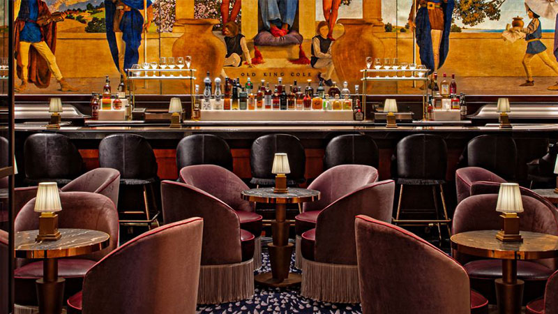 King Cole Bar is one of the most iconic hotel bars in NYC.