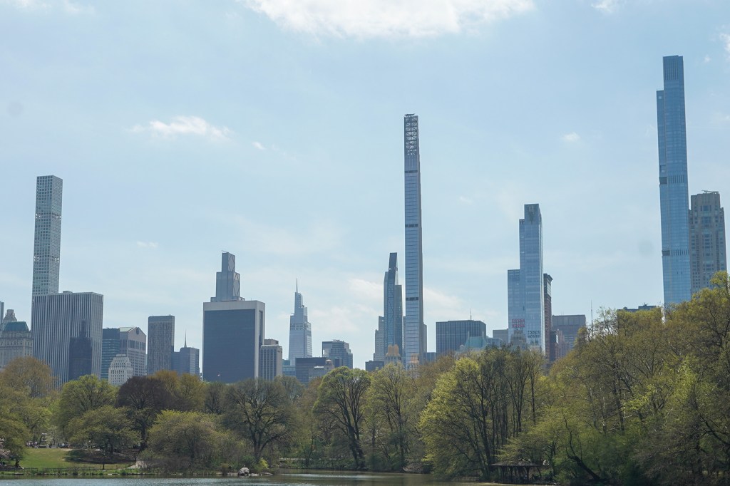 NYC skyline overview from Central Park.