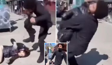 Sickening video shows NYC teen stomp on girl's head -- after she refused to give him her number