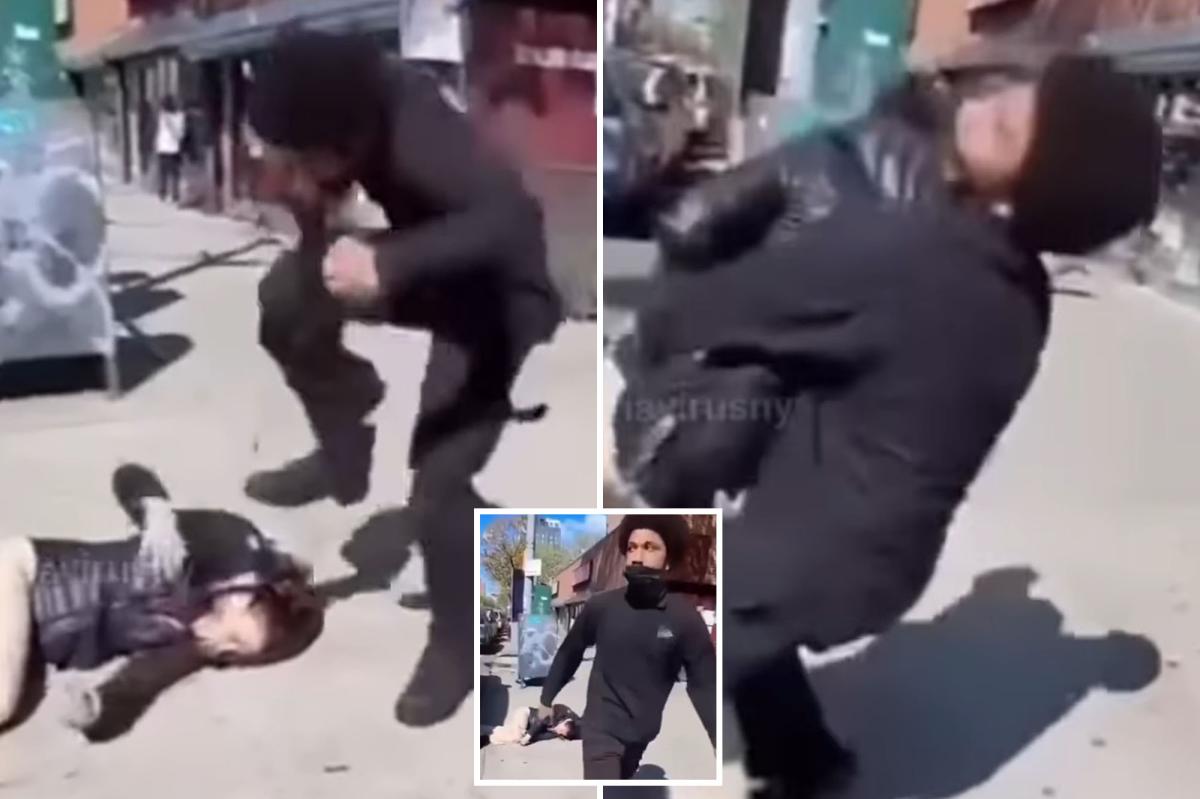 Sickening video shows NYC teen stomp on girl's head -- after she refused to give him her number