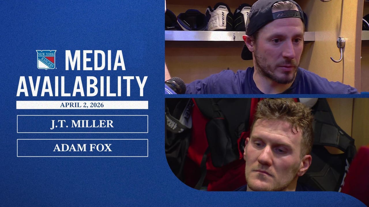 Postgame: Miller and Fox | New York Rangers