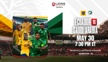 Ecuador and Saudi Arabia Will Face Off at Sports Illustrated Stadium in May During Final Preparations for the World Cup