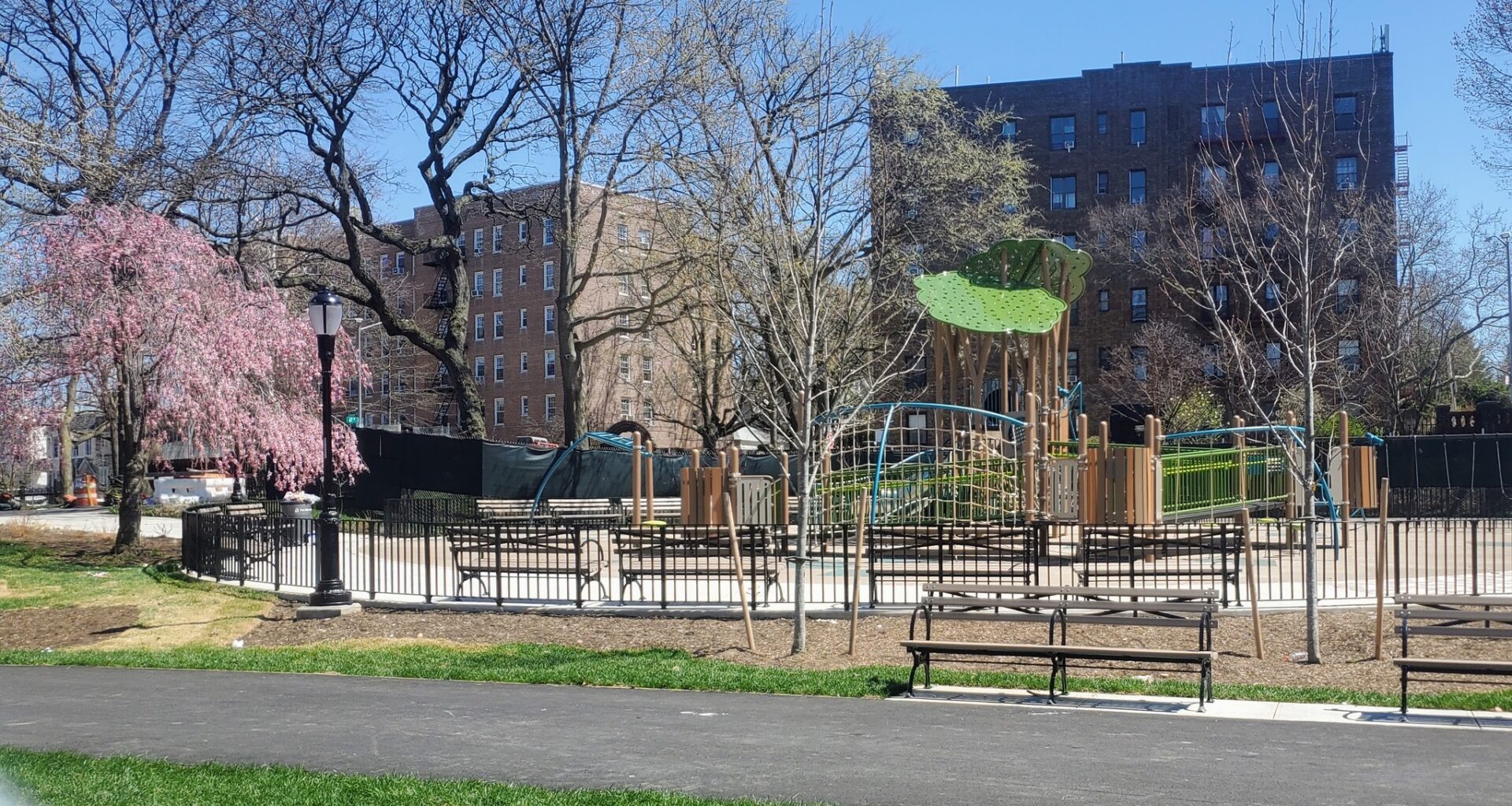 Owl’s Head Park Playground officially opens. Photo: Councilmember Kayla Santosuosso’s Office