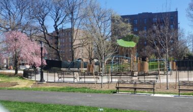 Owl’s Head Park Playground officially opens. Photo: Councilmember Kayla Santosuosso’s Office