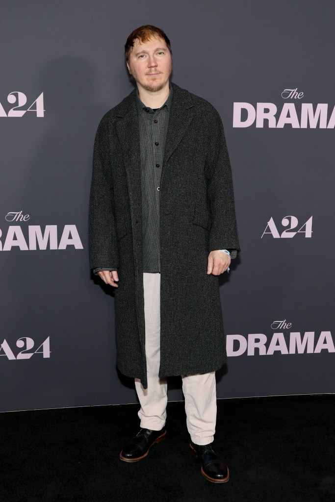 Paul Dano attends the premiere of "The Drama" 