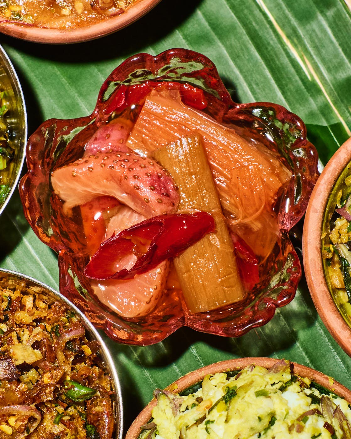 Strawberry Rhubarb Achar