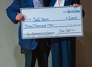 2026 Pitch Competition winner and Bob Salvin