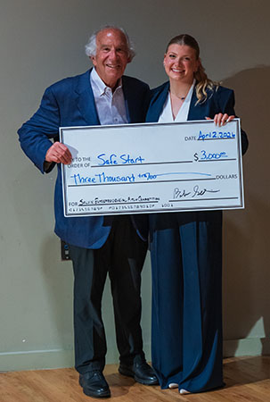 2026 Pitch Competition winner and Bob Salvin