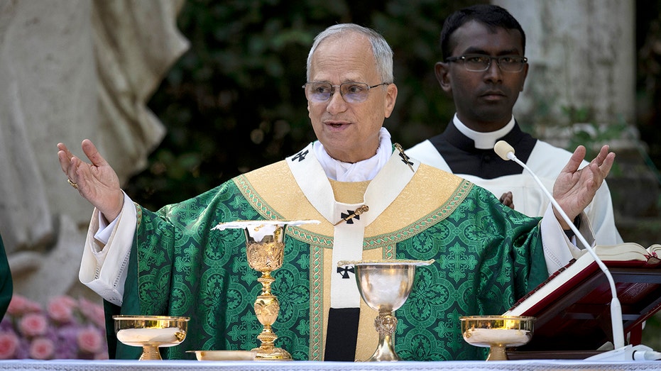 Pope Leo XIV celebrates Mass