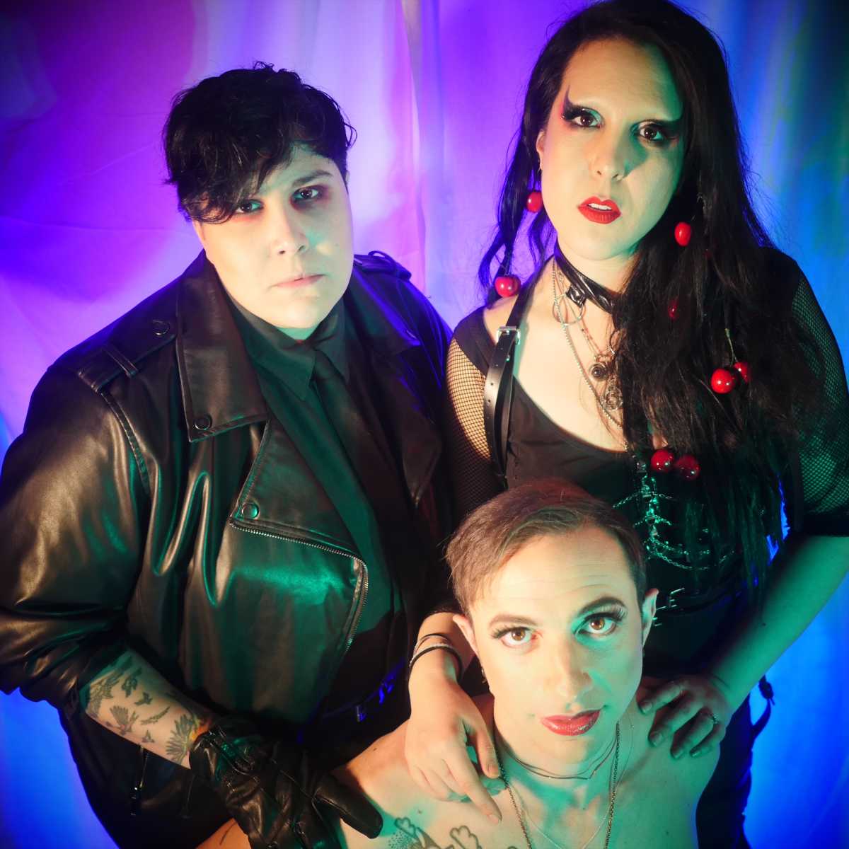 Frankie Maddox Rex, Miss Cherry Delight and Matte Namer.