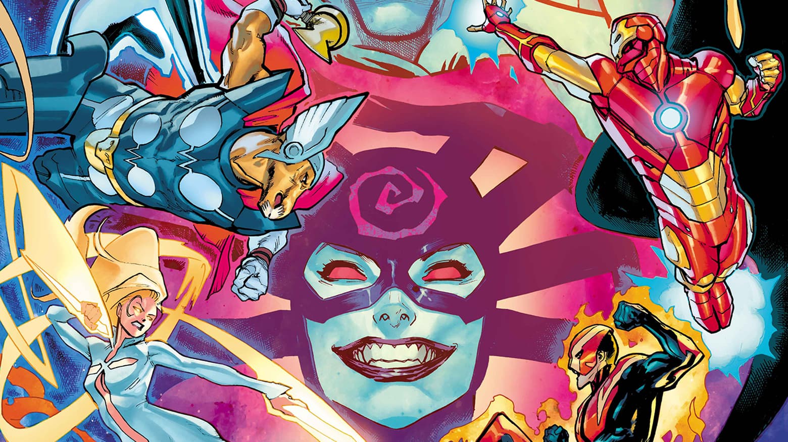 'Queen in Black' #2 Assembles the Avengers, Fantastic Four, and More Against a Cataclysm of Light and Dark