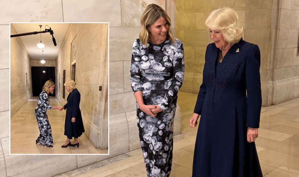 Queen Camilla and Jenna Bush Hager
