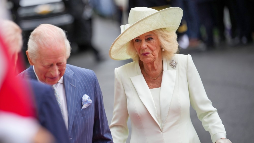 Queen Camilla's United States tour brooch