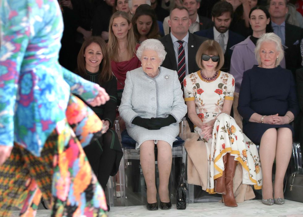 Queen Elizabeth II and Angela Kelly
