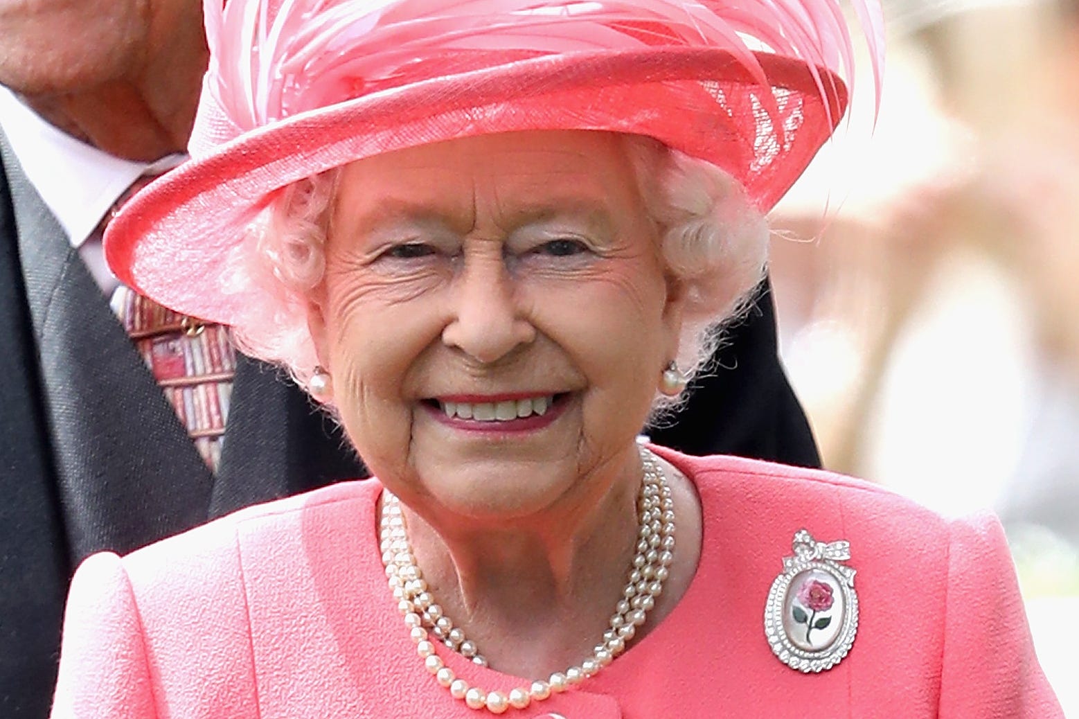 queen elizabeth centenary rose brooch