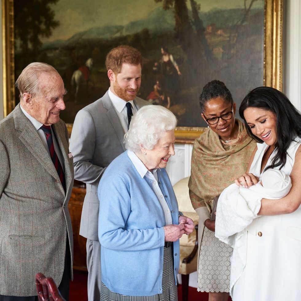 Queen Elizabeth II meets Prince Archie