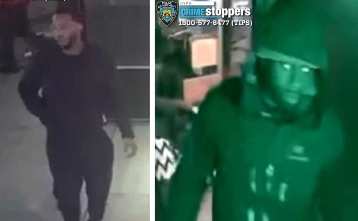 Queens slashing suspects wanted for attacking man near sports bar in bloody assault