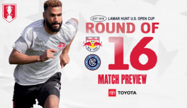 MATCH PREVIEW, pres. by Toyota: Red Bull New York Faces Off Against Rivals New York City FC in Round of 16 of the 2026 Lamar Hunt U.S. Open Cup on Wednesday Night