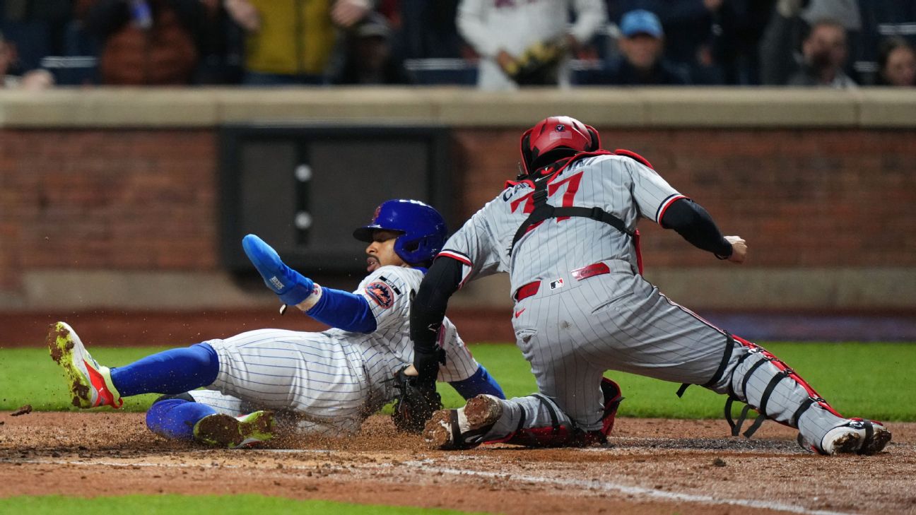 Mets' Francisco Lindor exits game with left calf tightness