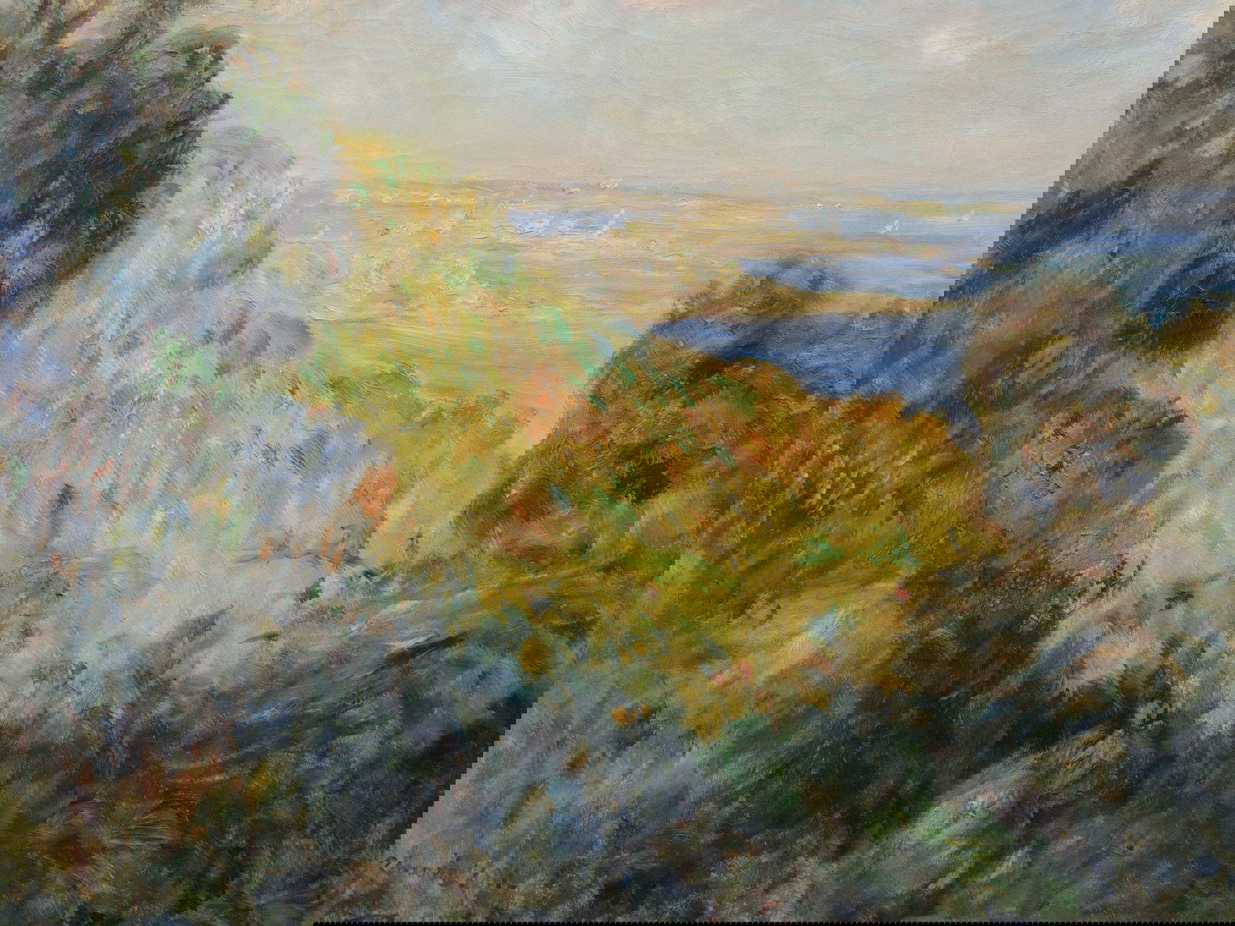 Pierre-Auguste Renoir, Baie de Salerne ou Paysage du Midi (1881; oil on canvas, 46, 55.5 cm; Le Havre, Muma - André Malraux Museum of Modern Art)