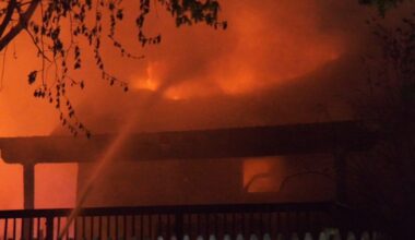 Massive fire in Ridgefield Park, N.J. burns through several homes