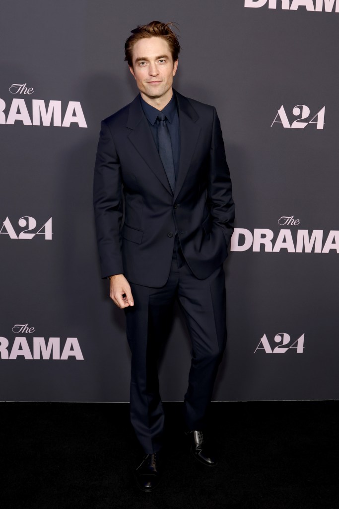 Robert Pattinson attends the premiere of "The Drama" 