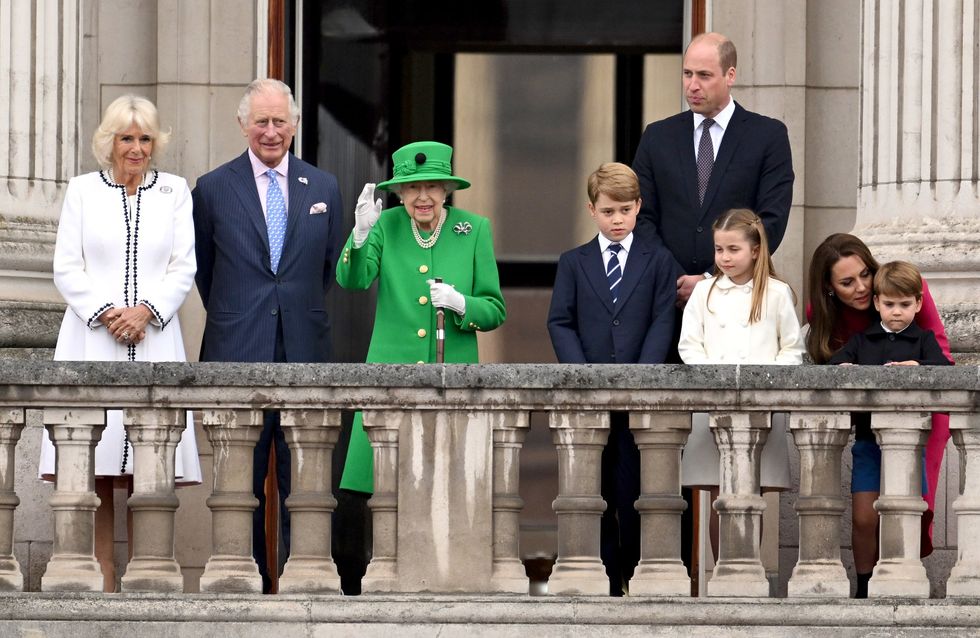 Royal Family on balcony
